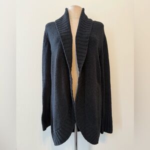 Merona Black Open-front Cardigan Sweater